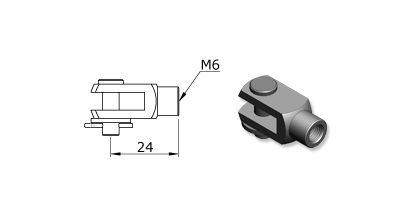 Technical drawing - Endfitting - Clevis